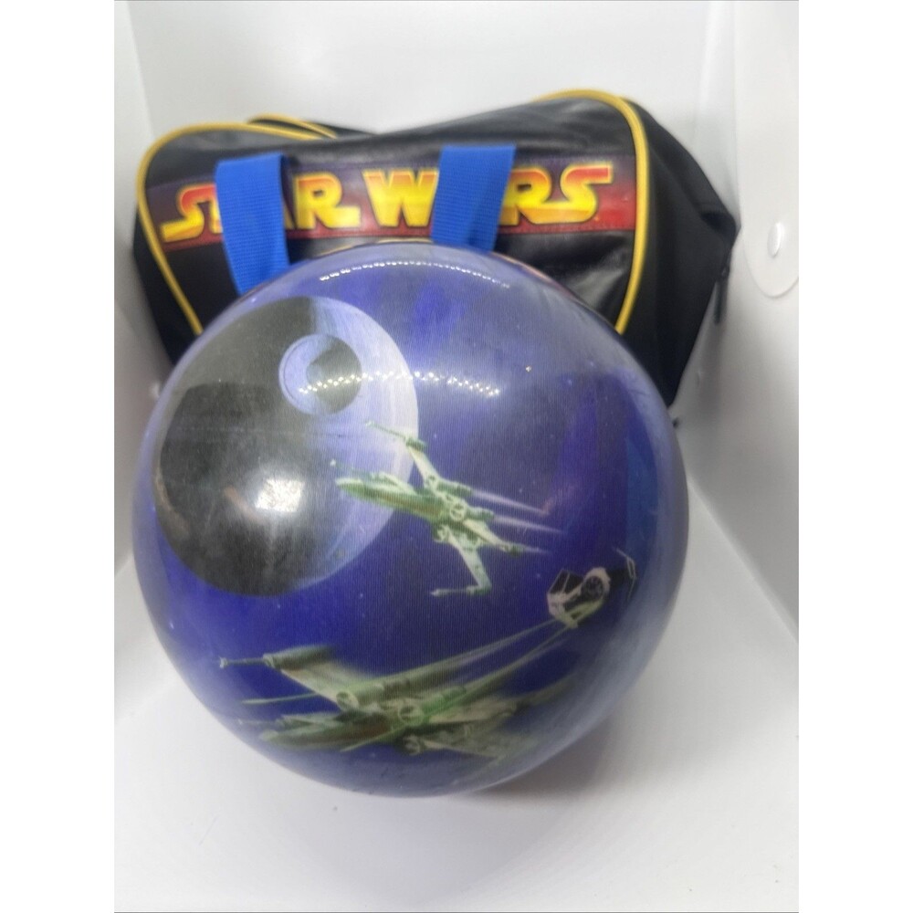 Viz-A-Ball by Brunswick STAR WARS Storm Trooper Bowling Ball W Carrying Bag Case